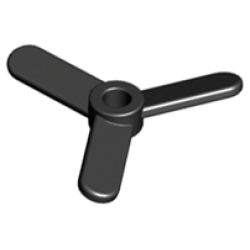 Propeller 3 Blade Small - Black Propeller 3 Blade Small - Black