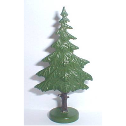 Plant, Tree Flat Pine Painted with Hollow Base