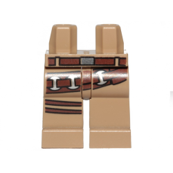 Hips and Legs with Reddish Brown Belt with 3 Buckles and 2 Straps Pattern Hips and Legs with Reddish Brown Belt with 3 Buckles and 2 Straps Pattern