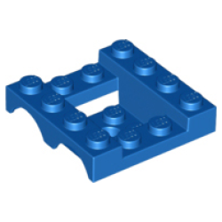 Vehicle, Mudguard 4 x 4 x 1 1/3 Double - Blue