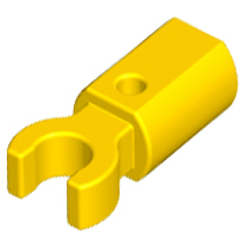 Деталь LEGO 11090 Bar Holder with Clip - Yellow