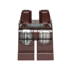 Hips and Legs with SW Mandalorian Silver Beskar Armor Plates Pattern Hips and Legs with SW Mandalorian Silver Beskar Armor Plates Pattern