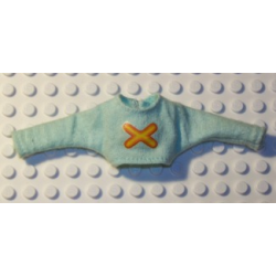 Scala, Clothes Female Sweater with Yellow X Pattern