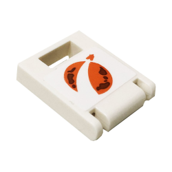 Container, Box 2 x 2 x 2 Door with Slot with Orange City Mars Exploration Logo Pattern (Sticker) - Set 60225 Container, Box 2 x 2 x 2 Door with Slot with Orange City Mars Exploration Logo Pattern (Sticker) - Set 60225