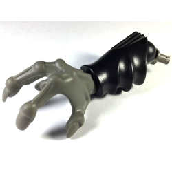 Galidor Limb Arm Gorm with Grasping Dark Gray Hand and Rotation Joint Pin