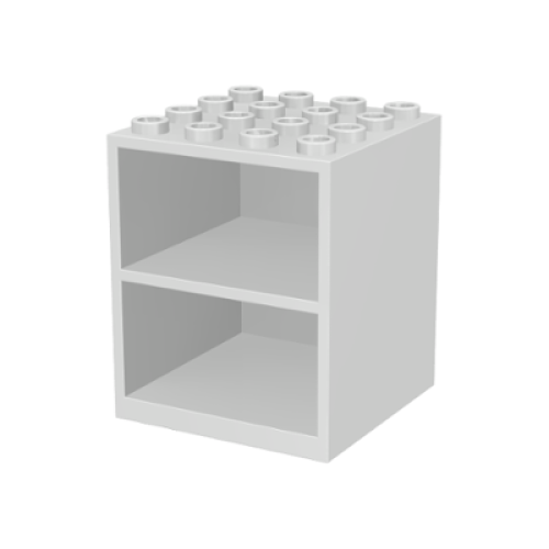 Деталь LEGO 2 Homemaker Cupboard 4 x 4 x 4