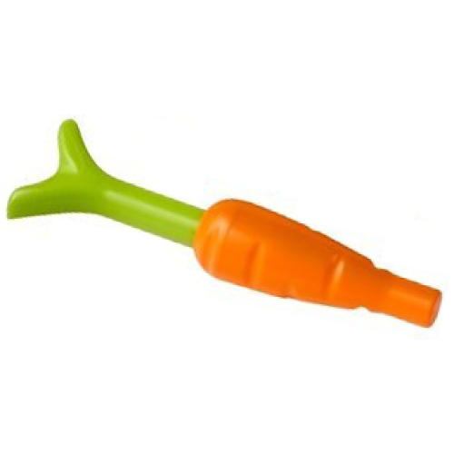 Деталь LEGO 33172c03 Carrot with Lime Top (33172 / 33183) - Orange