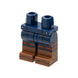 Hips and Legs with Reddish Brown Boots, 2 Silver Pocket Buttons, 2 Red Stripes Pattern Hips and Legs with Reddish Brown Boots, 2 Silver Pocket Buttons, 2 Red Stripes Pattern