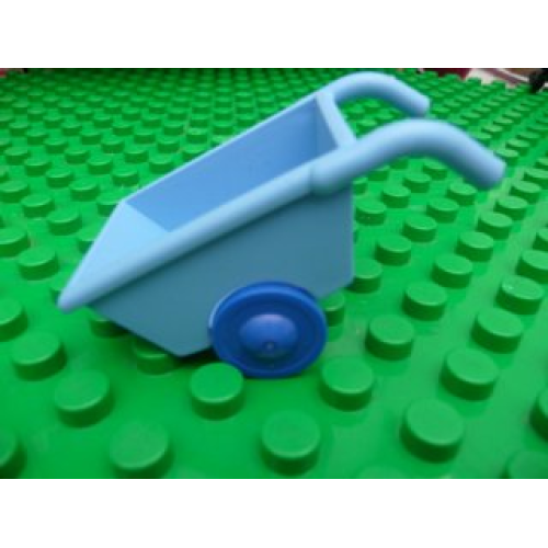 Деталь LEGO 2292c04 Duplo Wheelbarrow with Thin Blue Wheels