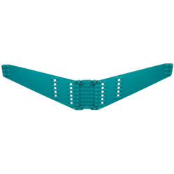 Wing Plate 12 x 42 x 1 with 4 Pin Holes