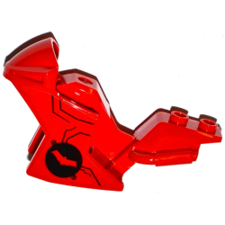 Motorcycle Fairing, Racing (Sport) Bike with Black Batman Logo Pattern on Both Sides (Stickers) - Set 76055 Motorcycle Fairing, Racing (Sport) Bike with Black Batman Logo Pattern on Both Sides (Stickers) - Set 76055