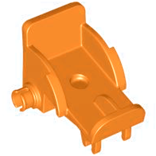 Деталь LEGO 2135 Mini Doll, Utensil Wheelchair Seat - Orange