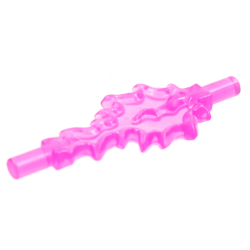 Power Burst, Bolt Large with Bar Ends - Trans-Dark Pink Power Burst, Bolt Large with Bar Ends - Trans-Dark Pink