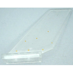 Tail Shuttle with Gold Stars Pattern Model Left Side (Sticker) - Set 41239