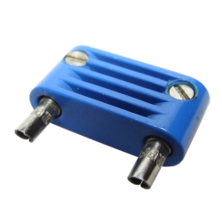 Electric, Connector, 2-Way Male Rounded Wide Long with Hollow Pins Electric, Connector, 2-Way Male Rounded Wide Long with Hollow Pins