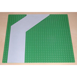 Baseplate, Road 32 x 32 with Light Gray Driveway Angled Pattern Baseplate, Road 32 x 32 with Light Gray Driveway Angled Pattern