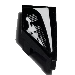 Wedge 2 x 1 x 2/3 Right with Car Headlight Pattern (Sticker) - Set 75885
