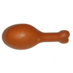 Turkey Drumstick, 23mm with Round Opening on Back