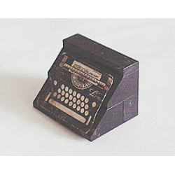Stickered Assembly 4 x 3 x 2 1/3 with Typewriter Pattern (Sticker) - Set 295 - 2 Slope 45 2 x 4, 1 Brick 1 x 4, 2 Tile 1 x 2 Stickered Assembly 4 x 3 x 2 1/3 with Typewriter Pattern (Sticker) - Set 295 - 2 Slope 45 2 x 4, 1 Brick 1 x 4, 2 Tile 1 x 2