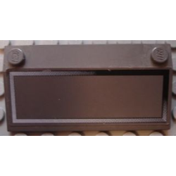 Slope 33 3 x 6 with Inner Walls with Silver and Black Rectangle Pattern (Sticker) - Set 10129 Slope 33 3 x 6 with Inner Walls with Silver and Black Rectangle Pattern (Sticker) - Set 10129