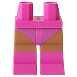 Hips and Medium Nougat Legs with Molded Dark Pink Lower Legs / Boots and Printed Leotard Pattern Hips and Medium Nougat Legs with Molded Dark Pink Lower Legs / Boots and Printed Leotard Pattern