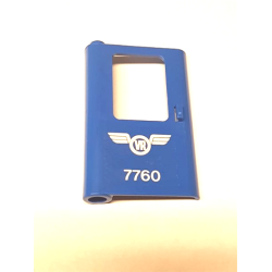 Door 1 x 4 x 5 Train Left, Thin Support at Bottom with Finnish Train Logo and '7760' Pattern (Sticker) - Set 7760 Door 1 x 4 x 5 Train Left, Thin Support at Bottom with Finnish Train Logo and '7760' Pattern (Sticker) - Set 7760