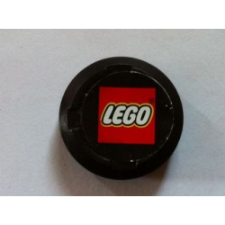 Sports Hockey Puck, Large with LEGO Logo Pattern (Sticker) - Sets 3540 / 3541 / 3542 / 3543 / 3544 / 3545 Sports Hockey Puck, Large with LEGO Logo Pattern (Sticker) - Sets 3540 / 3541 / 3542 / 3543 / 3544 / 3545