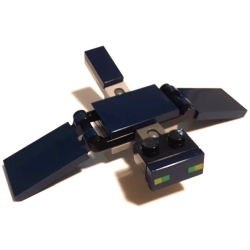 Minecraft Phantom (Light Bluish Gray Inverted 1 x 3 Tiles Base) - Brick Built Minecraft Phantom (Light Bluish Gray Inverted 1 x 3 Tiles Base) - Brick Built