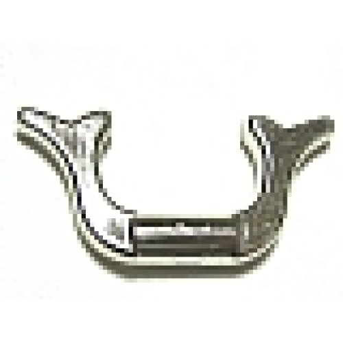 Деталь LEGO x60 Minifigure, Helmet Ninja Horn - Chrome Silver