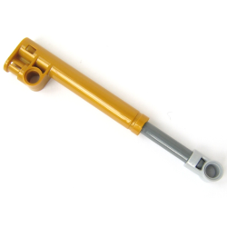 Technic, Shock Absorber 11L with Internal Spring, Dark Bluish Gray Shaft and Light Bluish Gray Tip