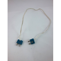 Electric, Wire 12V / 4.5V with 2 Leads, 41 Studs Long with 2 Blue Electric, Connector, 2-Way Male Rounded Narrow Type 1 with Cross-Cut Pins Electric, Wire 12V / 4.5V with 2 Leads, 41 Studs Long with 2 Blue Electric, Connector, 2-Way Male Rounded Narrow Type 1 with Cross-Cut Pins