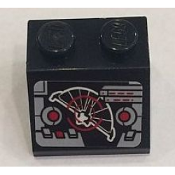 Slope 45 2 x 2 with Controls and Target Screen Pattern (Sticker) - Set 75087 Slope 45 2 x 2 with Controls and Target Screen Pattern (Sticker) - Set 75087