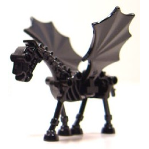 Деталь LEGO thestral01 Horse, Skeletal with Wings (HP Thestral)