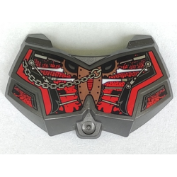 Large Figure Chest Armor Small with Bionicle Chain and Gears Pattern Large Figure Chest Armor Small with Bionicle Chain and Gears Pattern