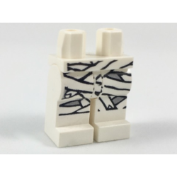 Hips and Legs with NON-Glow In Dark Mummy Wrappings Pattern Hips and Legs with NON-Glow In Dark Mummy Wrappings Pattern