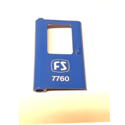 Door 1 x 4 x 5 Train Left, Thin Support at Bottom with Italian Train Logo and '7760' Pattern (Sticker) - Set 7760 Door 1 x 4 x 5 Train Left, Thin Support at Bottom with Italian Train Logo and '7760' Pattern (Sticker) - Set 7760