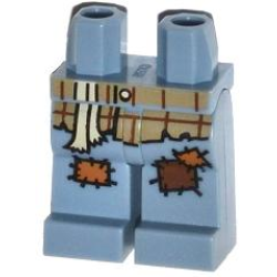 Hips and Legs with Ragged Plaid Shirt and Patches Pattern Hips and Legs with Ragged Plaid Shirt and Patches Pattern