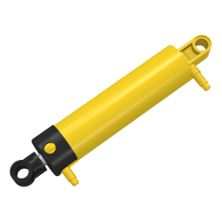 Pneumatic Cylinder V2 2 x 11 - Yellow Pneumatic Cylinder V2 2 x 11 - Yellow