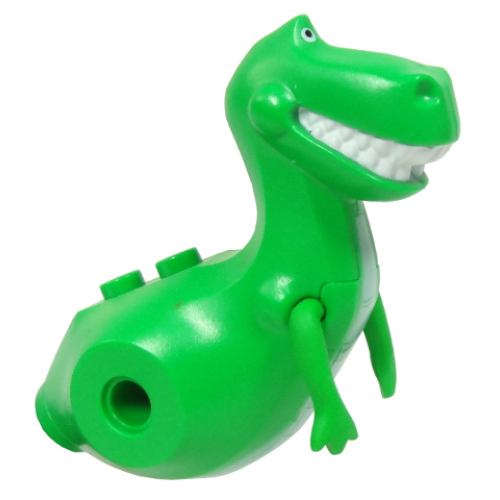 Деталь LEGO 89891pb01c01 Dinosaur Body 'Rex', Rubber Front Feet with White Stomach Pattern