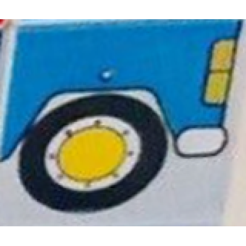 Деталь LEGO 2756pb484 Duplo, Tile 2 x 2 x 1 with Farmhouse Mosaic Picture 12 Pattern