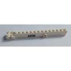 Crane Arm Outside, Wide with Pin Hole at Mid-Point with Black '60110' Pattern on Both Sides (Stickers) - Set 60110 Crane Arm Outside, Wide with Pin Hole at Mid-Point with Black '60110' Pattern on Both Sides (Stickers) - Set 60110