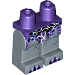 Hips and Sand Blue Legs with Black and Dark Purple Rocks and White and Blue Lightning Effect (Harpy) Pattern Hips and Sand Blue Legs with Black and Dark Purple Rocks and White and Blue Lightning Effect (Harpy) Pattern