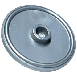 Minifigure, Shield Circular / Round Rimmed Face with Stud Minifigure, Shield Circular / Round Rimmed Face with Stud