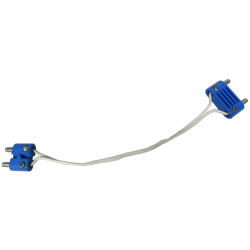 Electric, Wire 12V with male Rounded Narrow Type 2 Connector and Male Rounded Wide Long Connector, 16 Studs Long