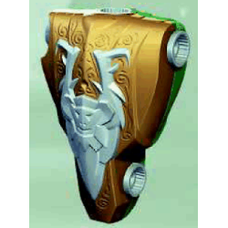 Large Figure Torso KK with Rascus, Sir Pattern - Series 2 - Monkey Relief