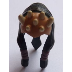 Minifigure, Headgear Headdress SW Zabrak Front Skull Spikes and Hair Eeth Koth Pattern
