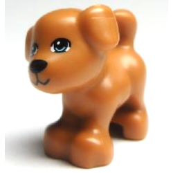 Dog, Friends Style, Puppy, Standing with Bright Light Blue Eyes, Black Nose and Mouth Pattern (Bruno / Coco / Pippa) Dog, Friends Style, Puppy, Standing with Bright Light Blue Eyes, Black Nose and Mouth Pattern (Bruno / Coco / Pippa)