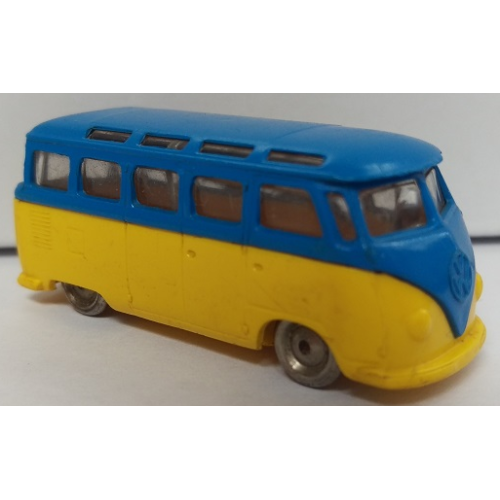 Деталь LEGO 607pb02 HO Scale, VW Minibus with Yellow Base