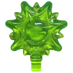 Magic Spell, Burst Small with Bar End - Trans-Bright Green Magic Spell, Burst Small with Bar End - Trans-Bright Green