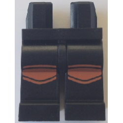 Hips and Legs with Reddish Brown Knee Pads Pattern Hips and Legs with Reddish Brown Knee Pads Pattern